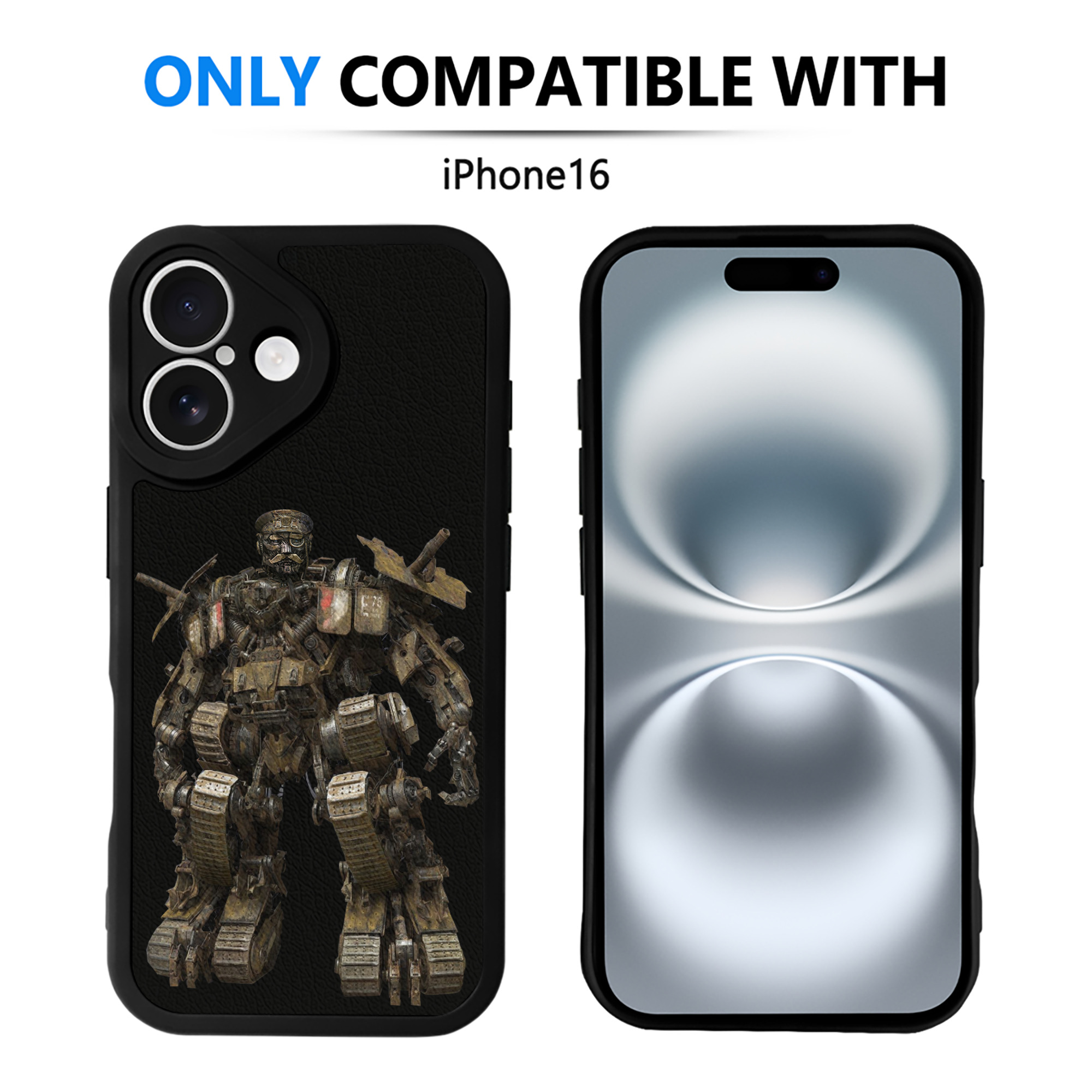 （画像用）  【iPhone 16シリーズ対応】シリコンスマホケース（レザー調） 材質：シリコン
